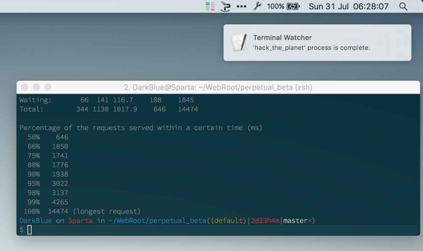 completed shell task notification