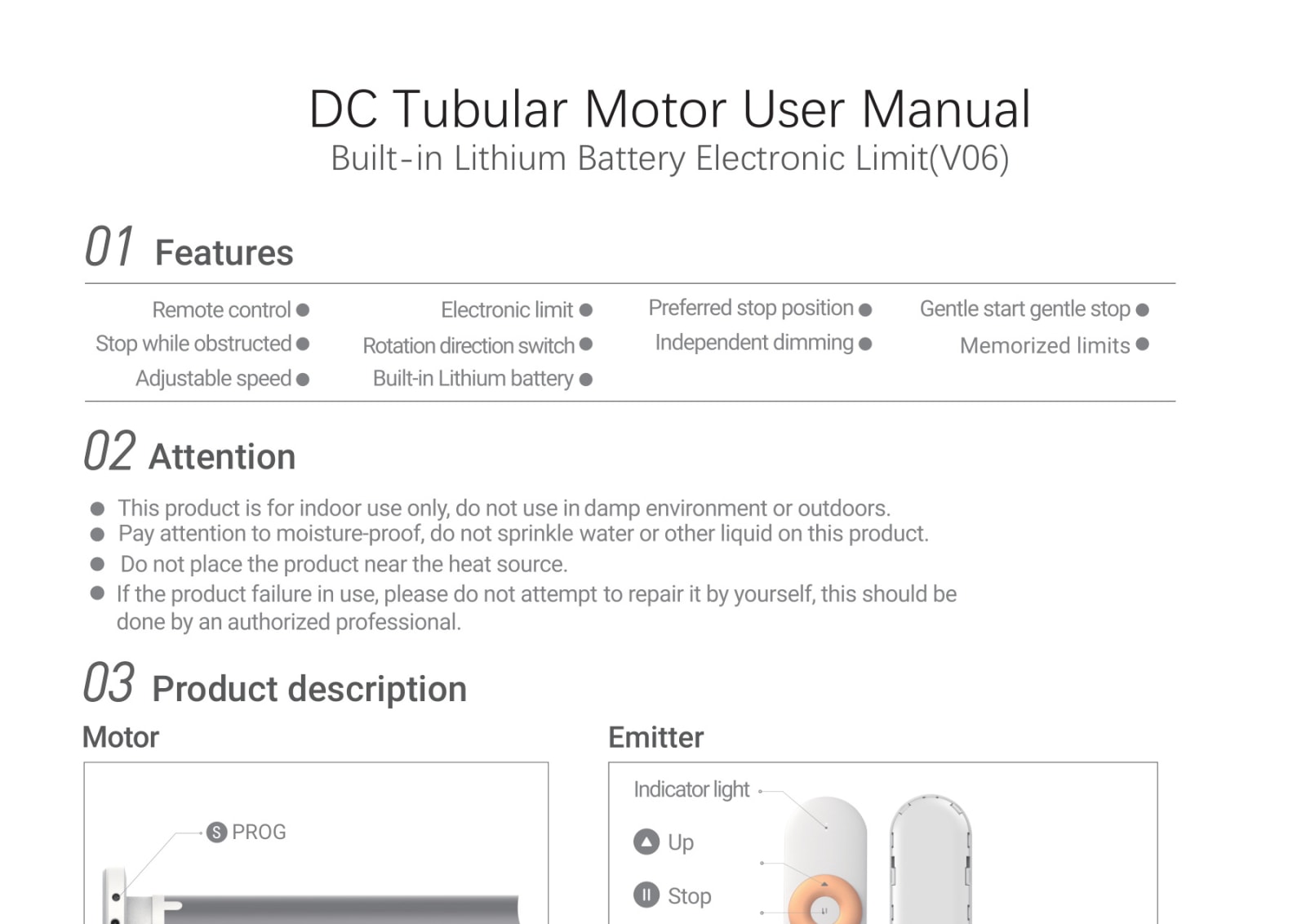 Ronco Tubular Motor Instructions page 9