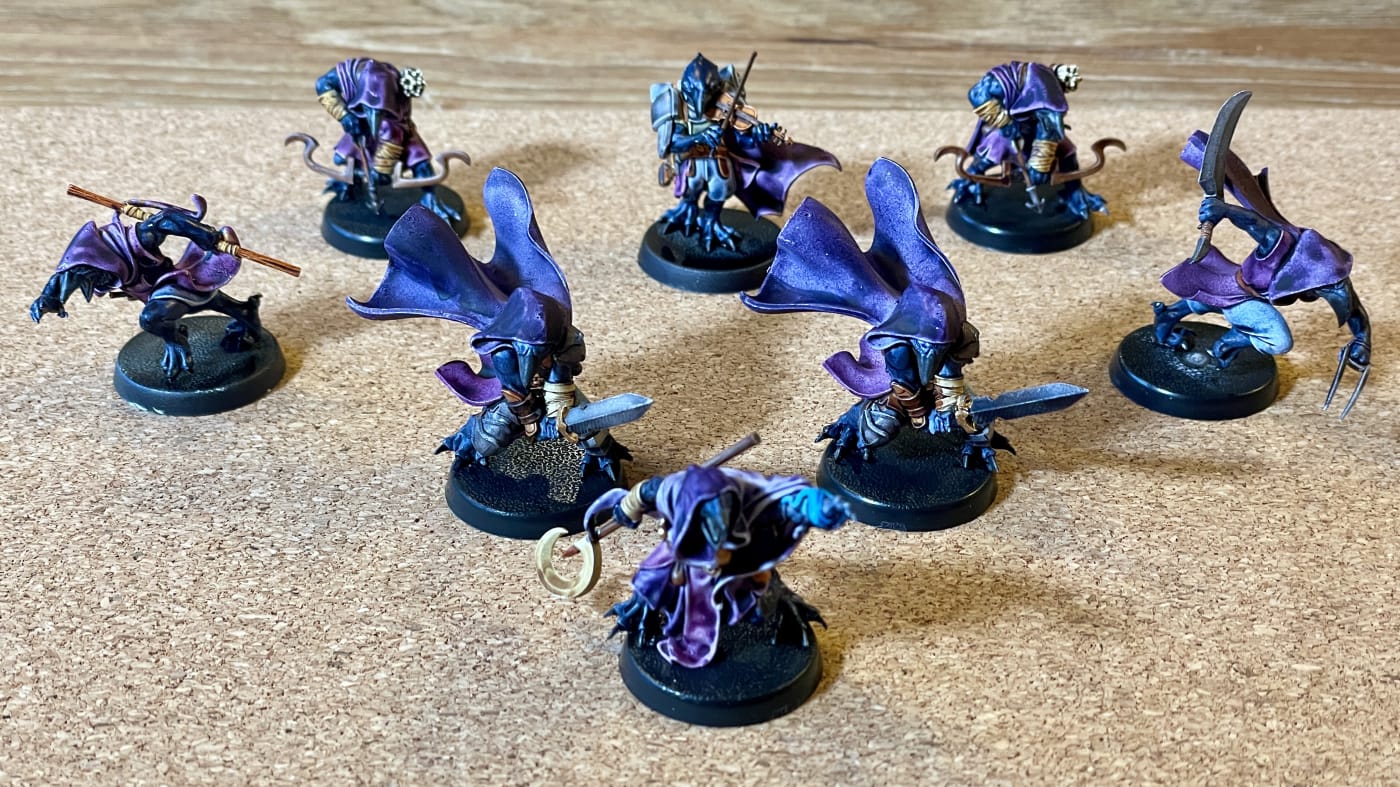 Ravenfolk Purple Warband