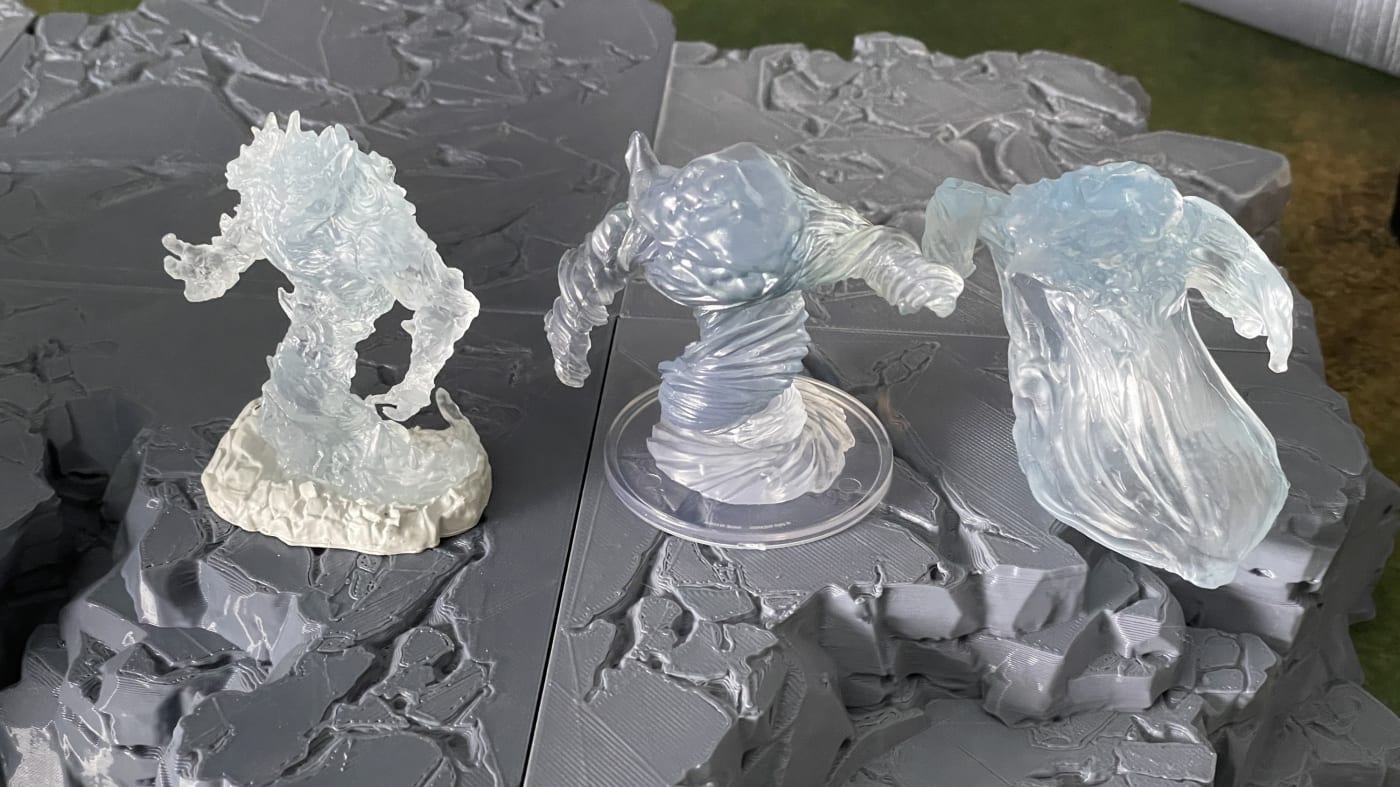 Fire, Wind & Water Elementals