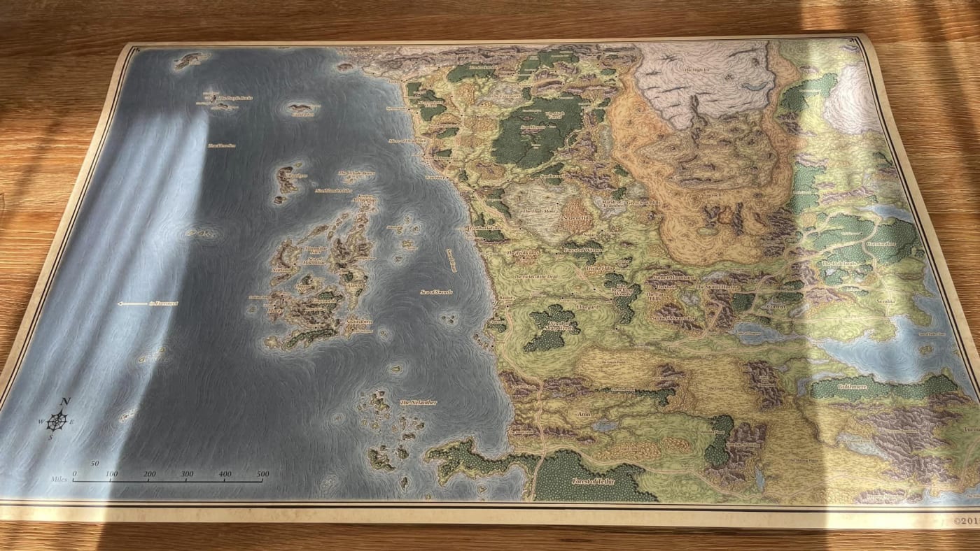 Map of Sword Coast and More