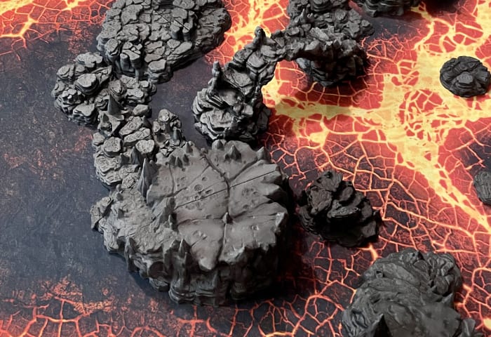 Lava / Magma Battle Mat photo 4