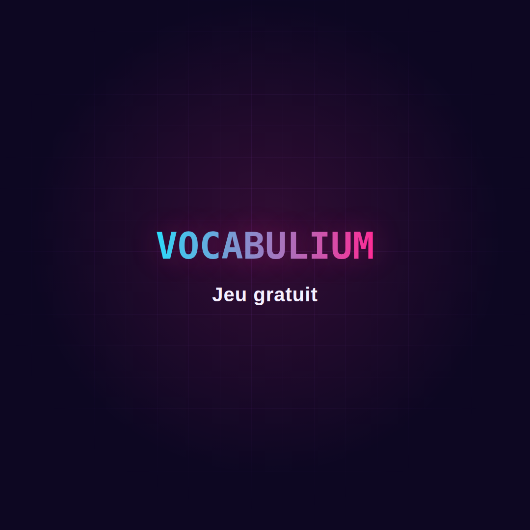 VOCABULIUM — aperçu