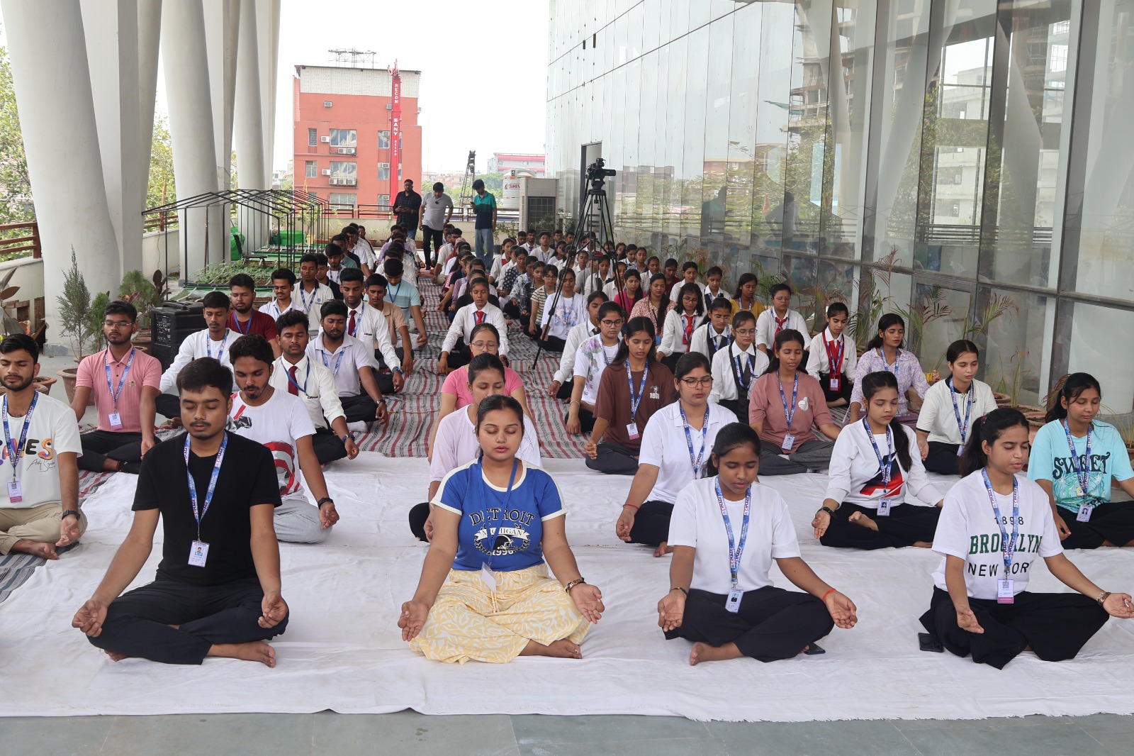 Yoga session
