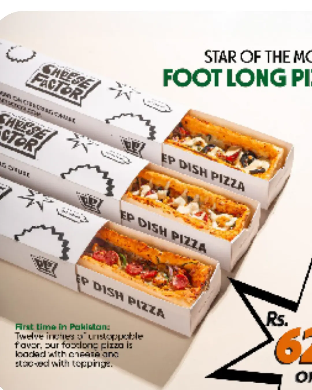 Foot Long Pizza