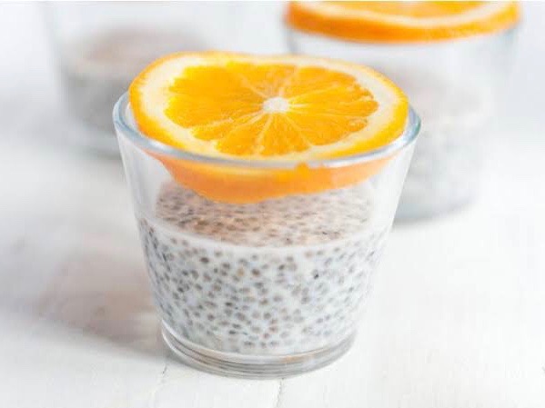 Portakallı Chia Pudding
