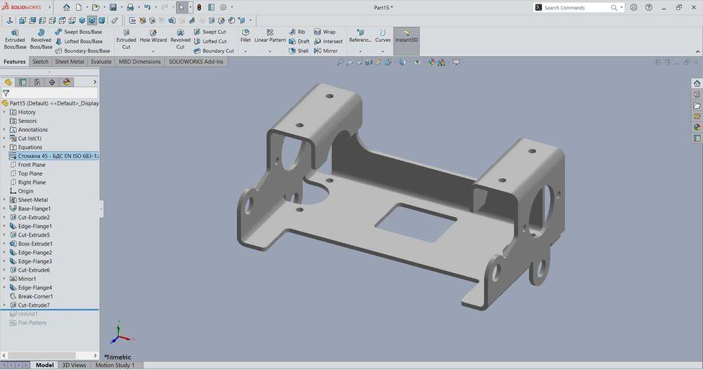 SOLIDWORKS sheet metal design examples