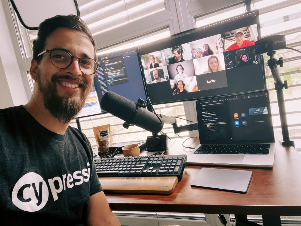 Filip Hric a selfie from a workshop