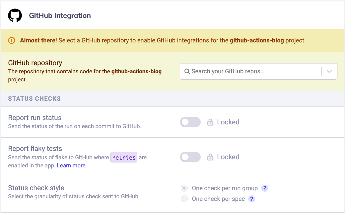 GitHub integration