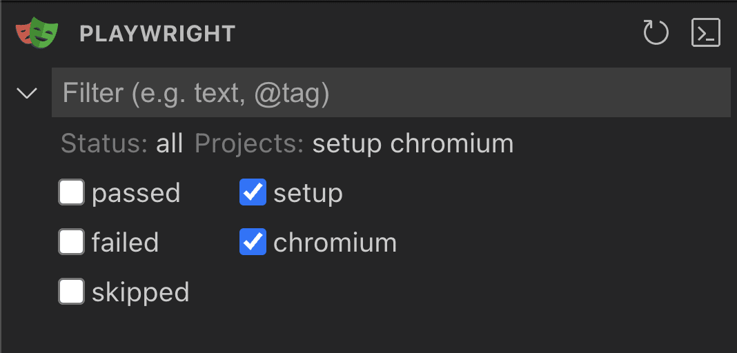 playwright ui