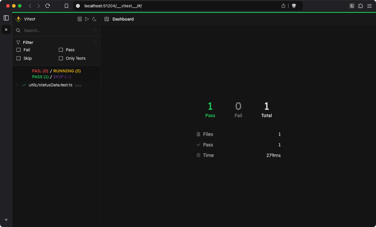VS Code extension for Vitest