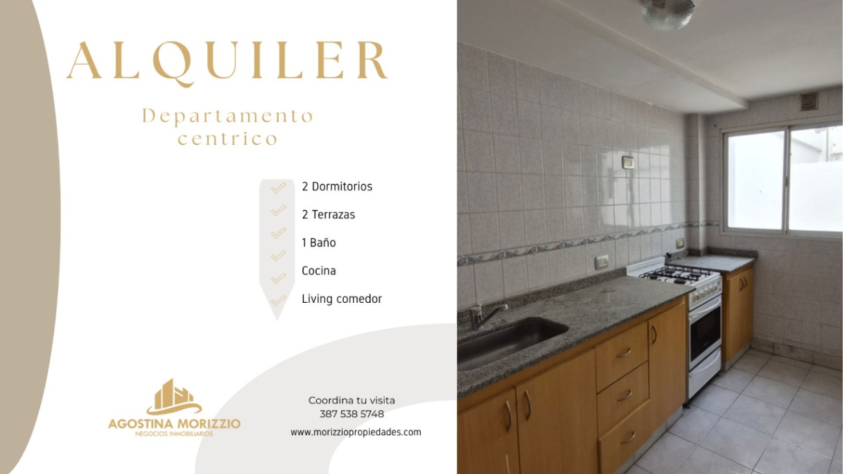 DEPARTAMENTO EN ALQUILER ZONA CENTRO