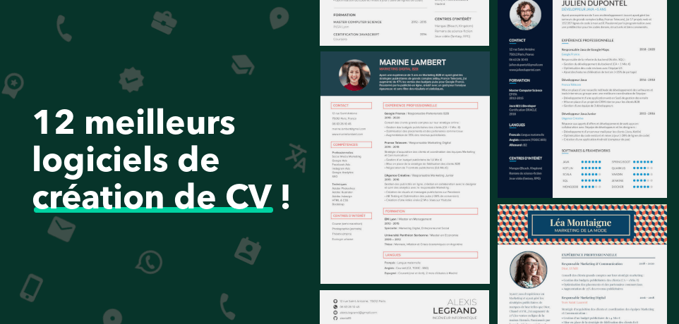 Les 12 Meilleurs Logiciels pour Faire un CV en 2023