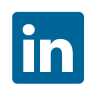 icone cv logo Linkedin bleu