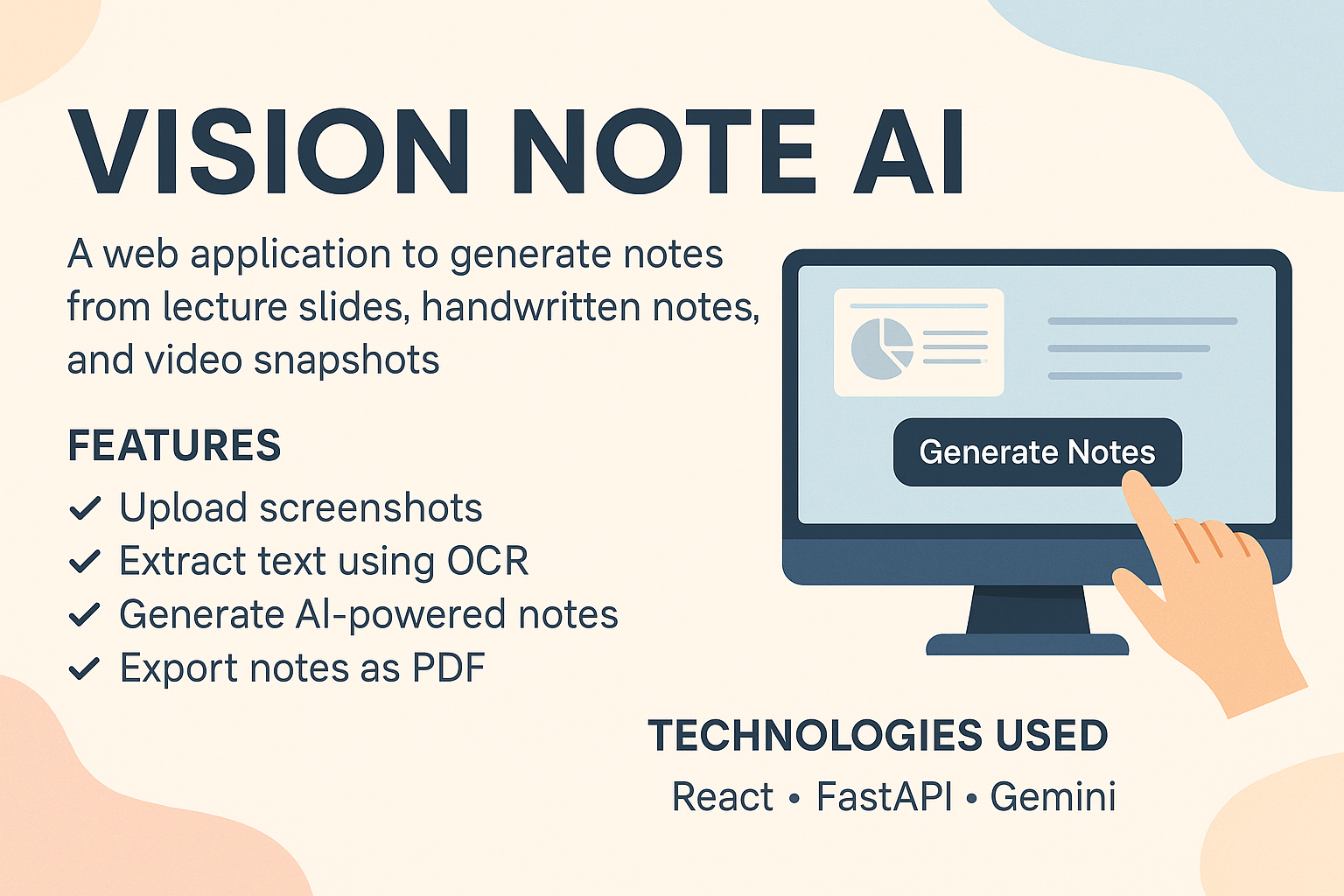 VisionNoteAI Project Image