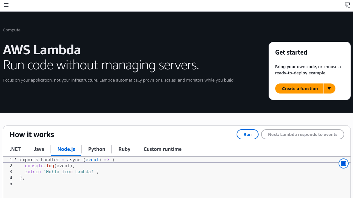 AWS Lambda Service