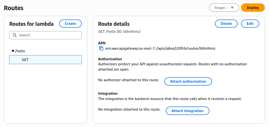 Route in an API Gateway