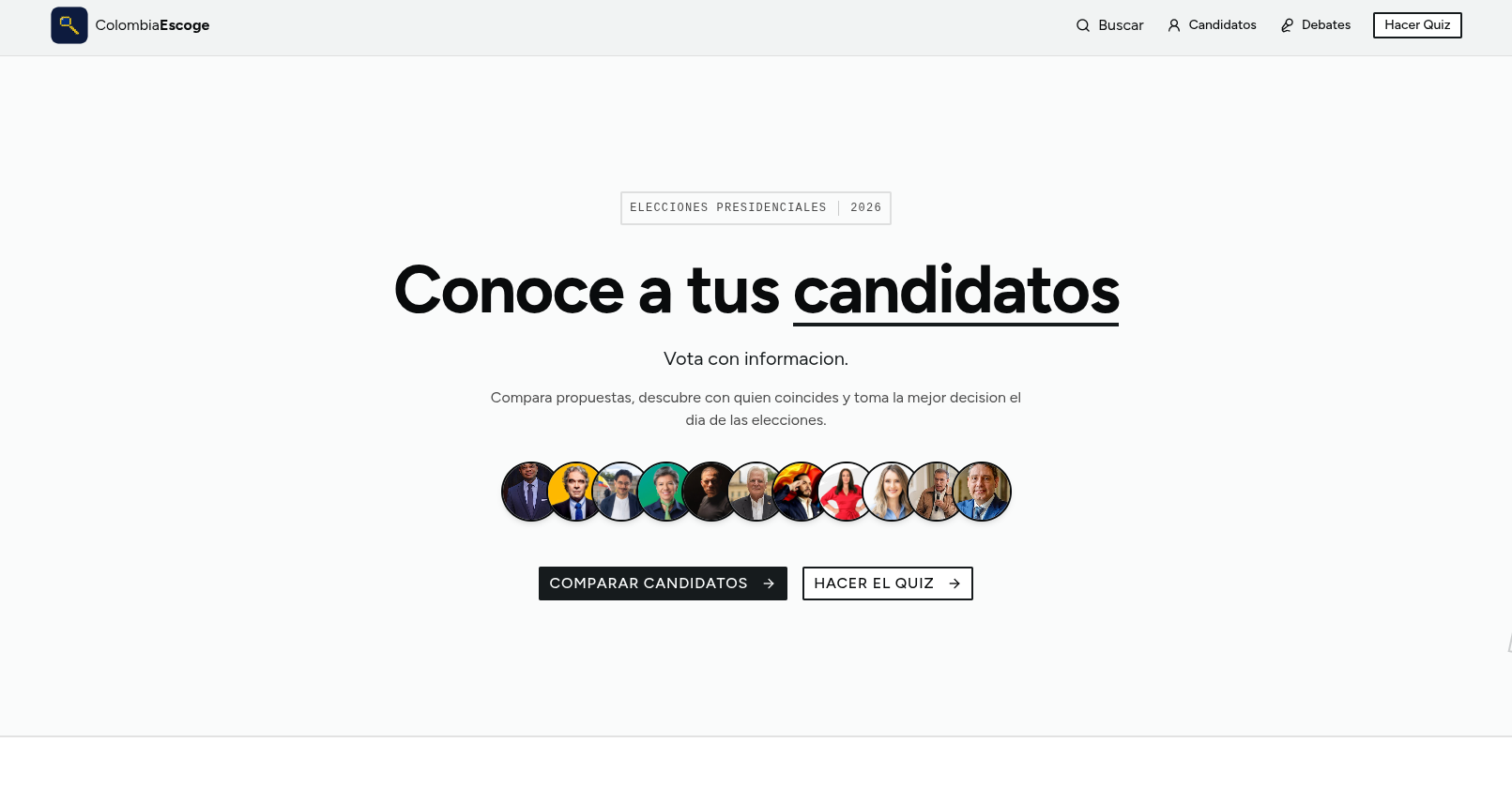 ColombiaEscoge screenshot