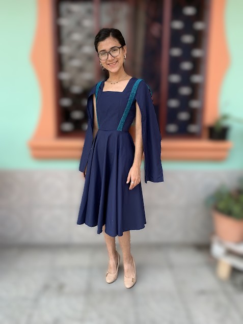 Vestido Casual con Escote