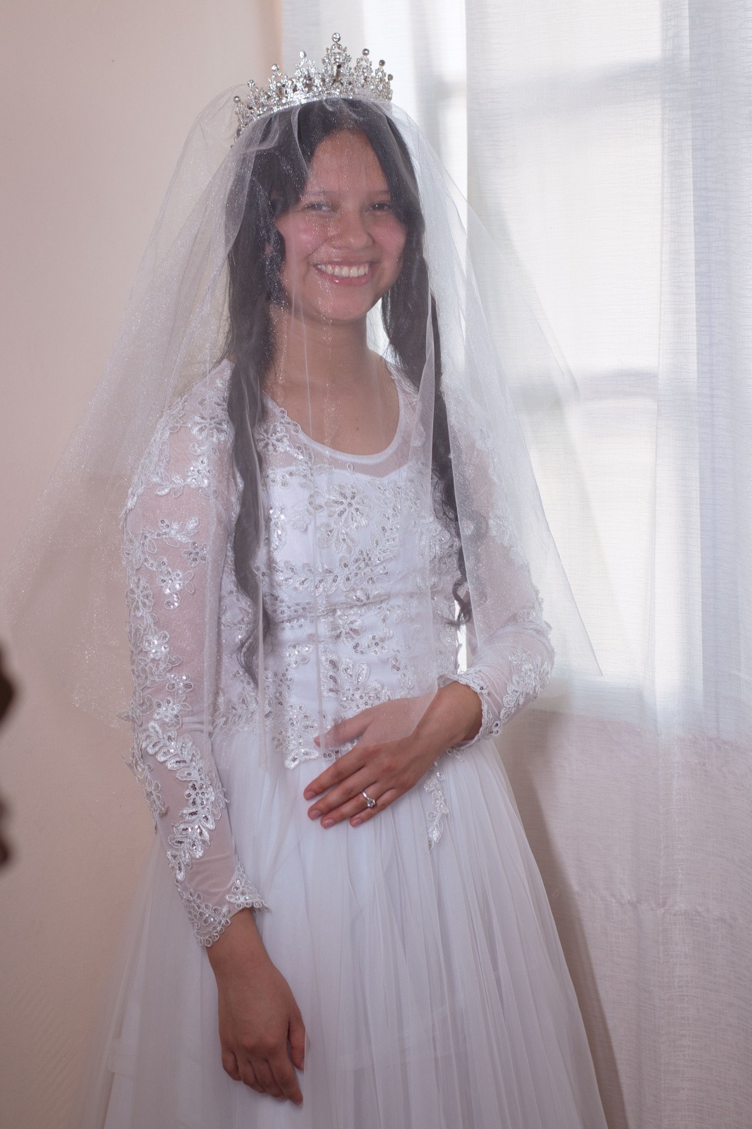 Vestido manga larga