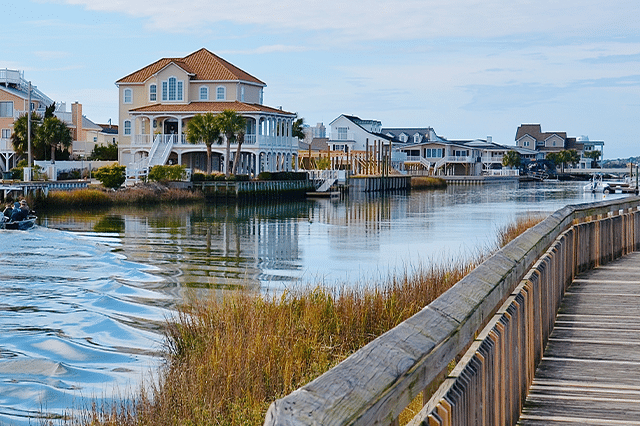 A coastal community in the Myrtle Beach area