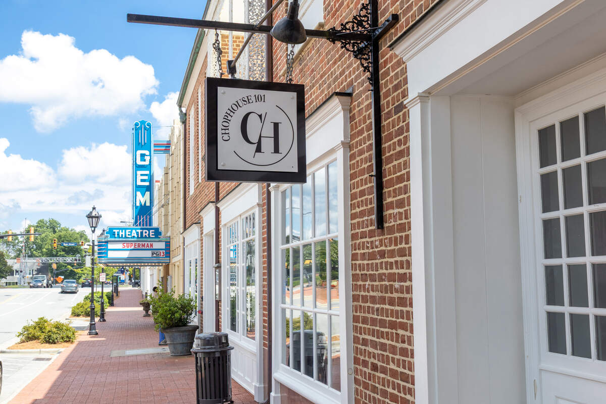 Chophouse 101 in downtown Kannapolis, North Carolina