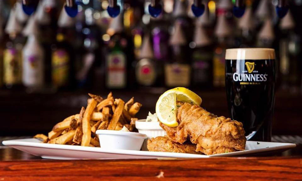 British and Irish pub food at Harp and Crown Pub in Cornelius North Carolina