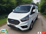 WHITE 2022 FORD TRANSIT CUSTOM 300 2.0 Tdci   eco blue  - Imaging+