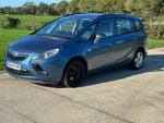 BLUE 2014 VAUXHALL ZAFIRA TOURER EXCLUSIV TURBO - Photo 1