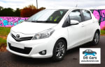 WHITE 2014 TOYOTA YARIS 1.3 VVT-I CVT - Photo 2