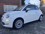 WHITE 2015 FIAT 500 LOUNGE - Photo 6