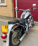 Silver and black anniversary  2003 HARLEY DAVIDSON FLSTFI Anniversary fatboy  - Photo 25