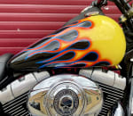 Black flame custom  2007 HARLEY DAVIDSON FXDB - Photo 20