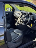 BLACK 2010 FIAT 500 LOUNGE S-A - Photo 4