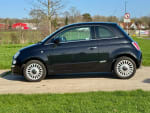 BLACK 2010 FIAT 500 LOUNGE S-A - Photo 7