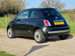 BLACK 2010 FIAT 500 LOUNGE S-A - Photo 8
