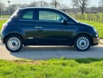 BLACK 2010 FIAT 500 LOUNGE S-A - Photo 9