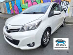 WHITE 2014 TOYOTA YARIS 1.3 VVT-I CVT - Photo 3