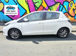 WHITE 2014 TOYOTA YARIS 1.3 VVT-I CVT - Photo 4