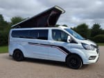 WHITE 2020 FORD TRANSIT CUSTOM 2.0Tdci 130 300  limited 4 berth camper van - Imaging+