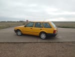 YELLOW 1991 FORD ESCORT L 5SPD - Photo 1