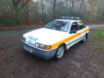 WHITE 1987 FORD GRANADA GHIA I AUTO - Photo 4