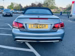 SILVER 2015 MERCEDES-BENZ E220 SE AMG BLUETEC AUTO CONVERTIBLE CABRIOLET - Photo 22
