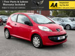 RED 2008 PEUGEOT 107 URBAN LITE - Photo 1