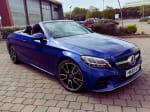 BLUE 2019 MERCEDES-BENZ C 300 AMG LINE AUTO - Photo 1
