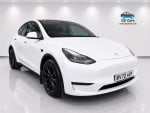 WHITE 2022 TESLA MODEL Y LONG RANGE AWD - Photo 1