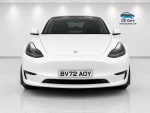 WHITE 2022 TESLA MODEL Y LONG RANGE AWD - Photo 2