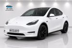 WHITE 2022 TESLA MODEL Y LONG RANGE AWD - Photo 3