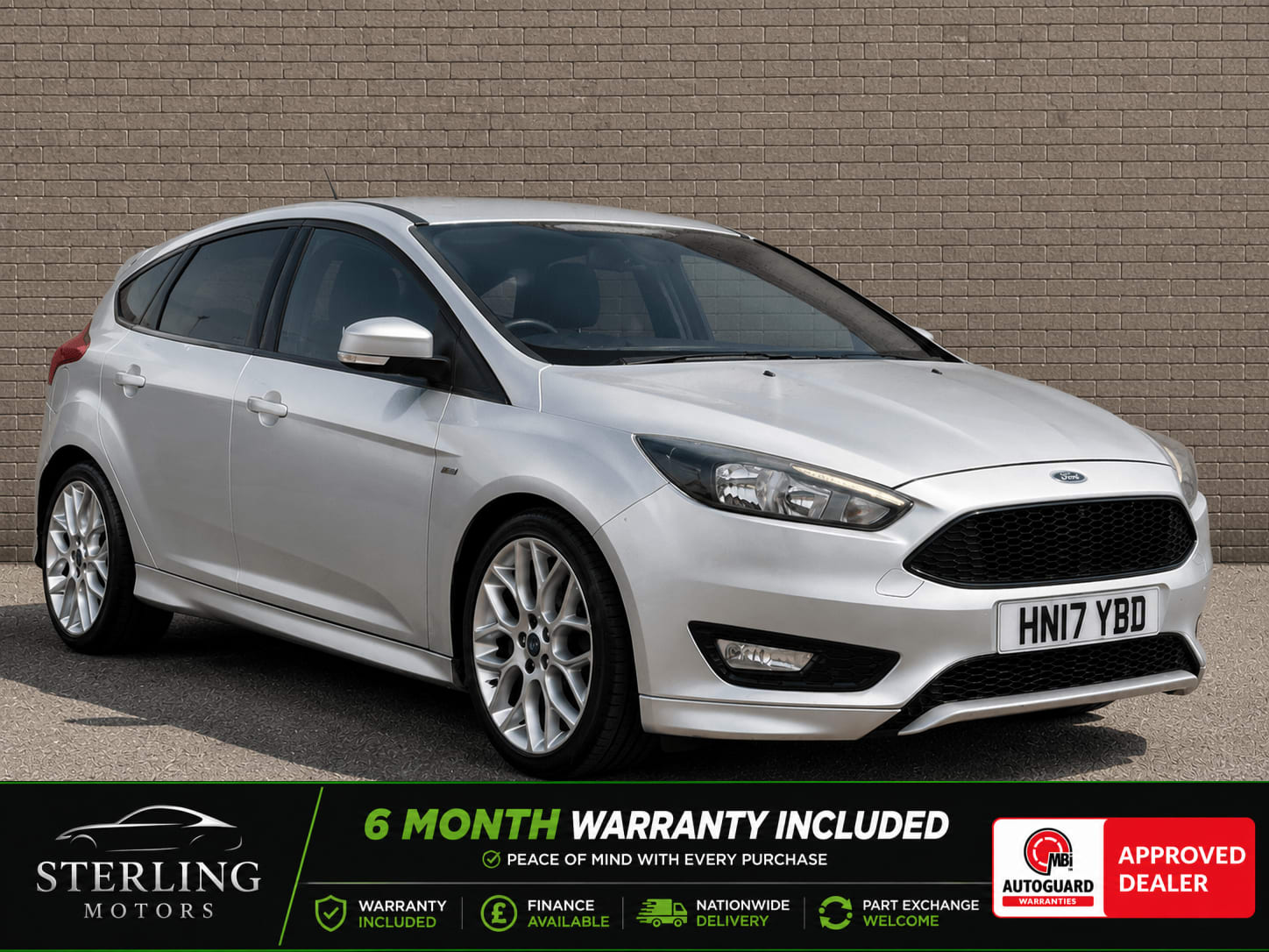 Silver 2017 Ford Focus