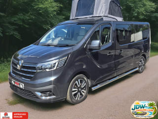 GREY 2024 RENAULT TRAFIC LL30 EXTRA SPRT BLU DCI  4 Berth  Camper van - Imaging+